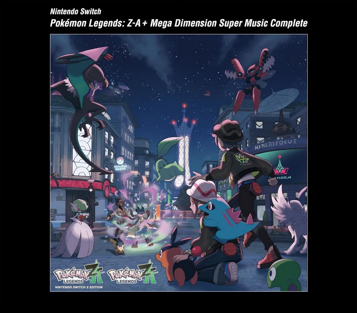 Nintendo Switch Pokémon Legends: Z-A + Mega Dimension Super Music